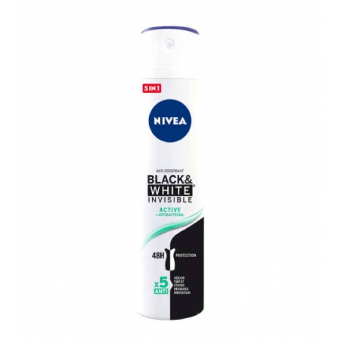 NIVEA DEODORANT BLACK & WHITE ACTIVE 150ml